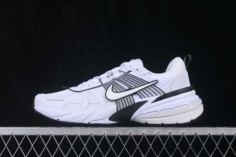 Nike V2K Run Retro Running Shoes with Cushlon Cushioning and Vintage Style - HF5342-100