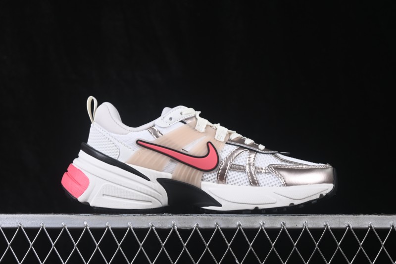 Nike V2K Run Retro Low Running Shoes with Cushioning and Anti-Slip - HJ7389-838