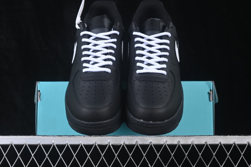 Nike Air Force 1 '07 Low Ink Silver Prelude Hand-Painted Graffiti Low-Top Casual Sneakers - CW2288-511
