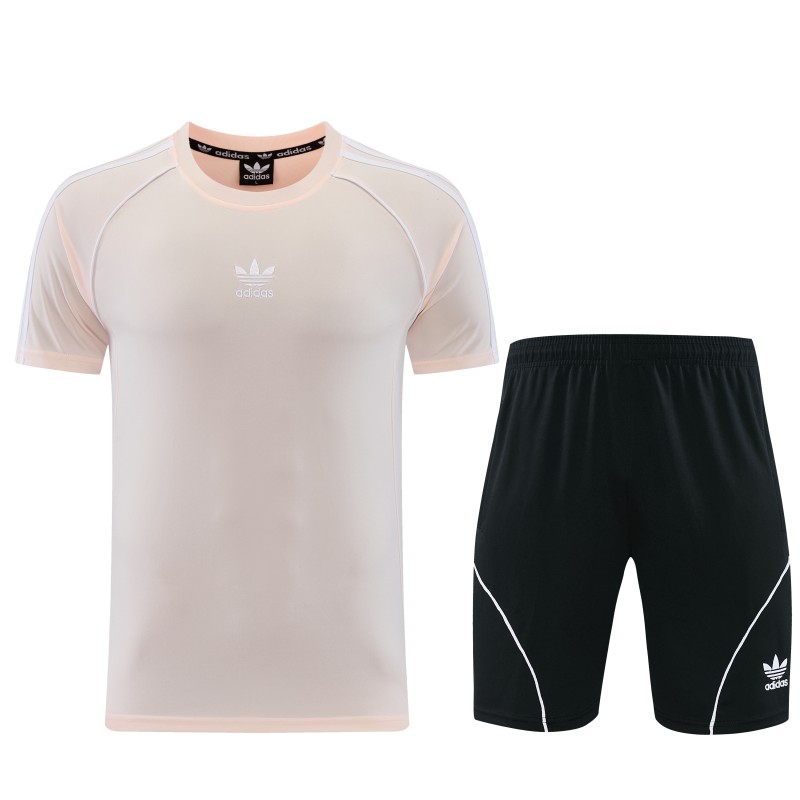 26/27 Adidas AD15 Pink Short Sleeve+Soccer Shorts