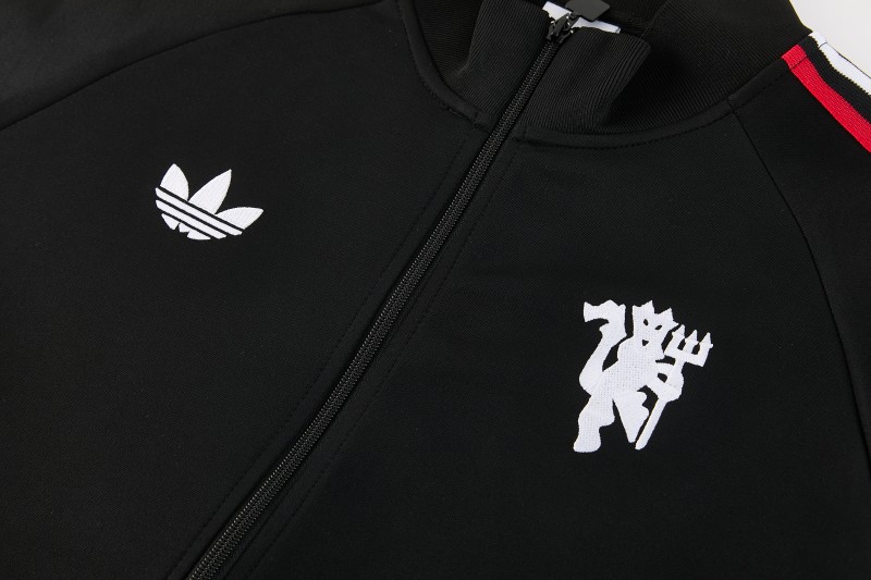 26/27 Manchester United FC 05 Black Full Zipper Jacket + Long Pants