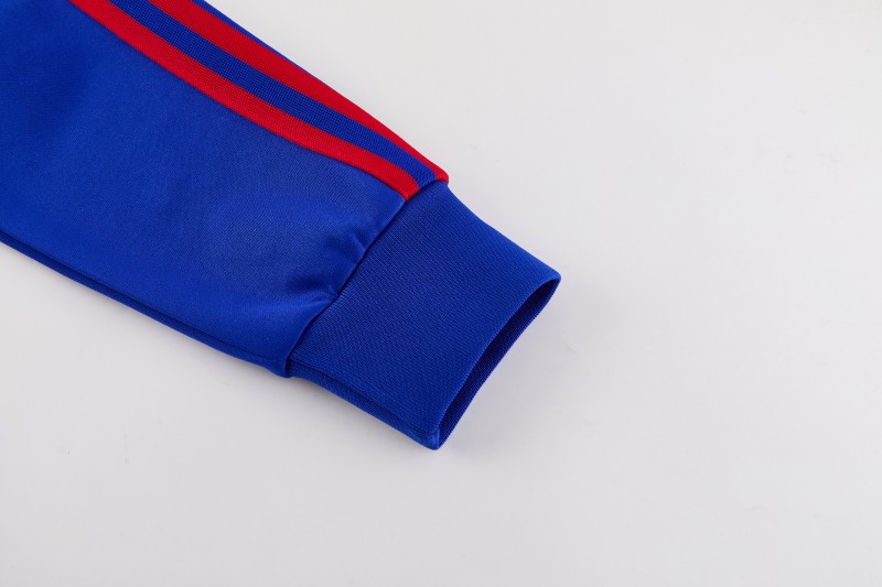 26/27 Manchester United Blue Full Zipper Jacket Tracksuit + Long Pants
