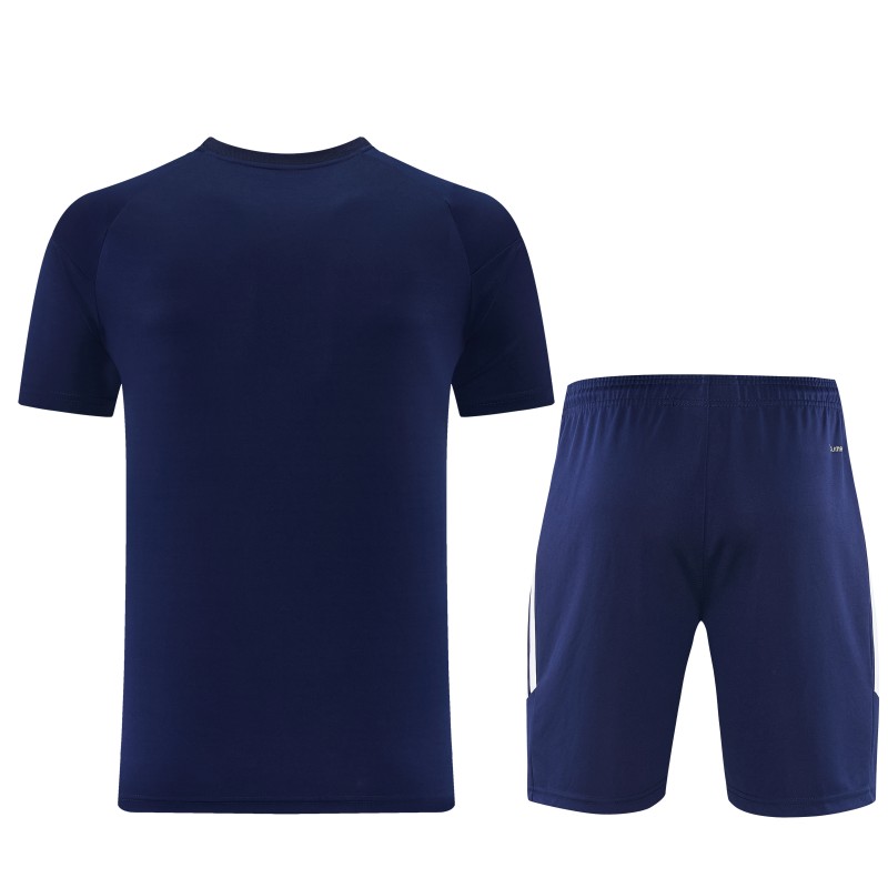 26/27 Adidas 14 Navy Short Sleeve+Soccer Shorts