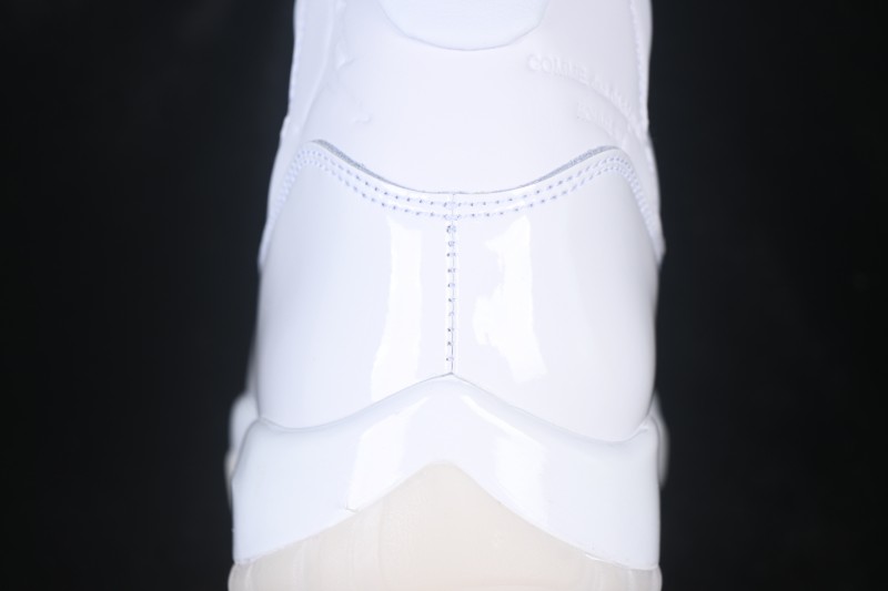 Comme des Garçons x Nike Air Jordan 11 White Sneakers - IV7639-100