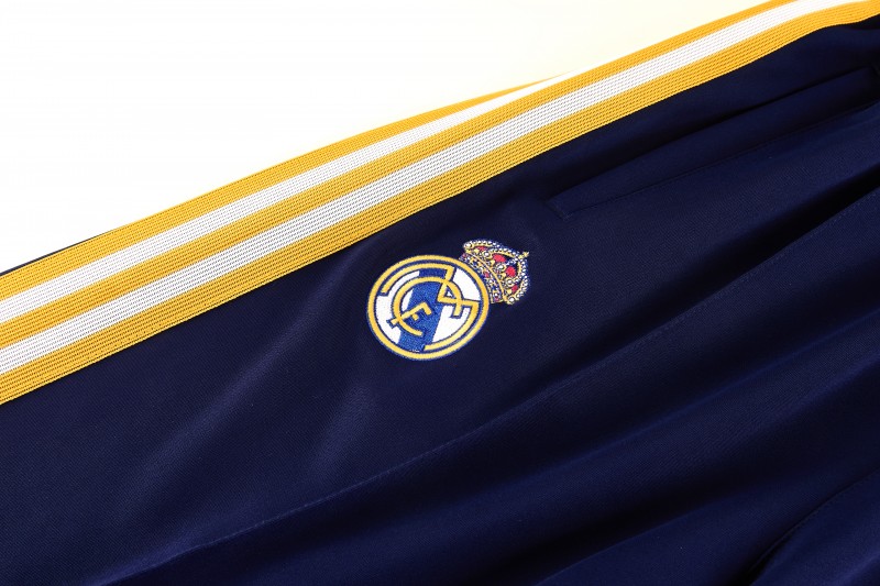 26/27 Real Madrid White Full Zipper Jacket Tracksuit + Long Pants