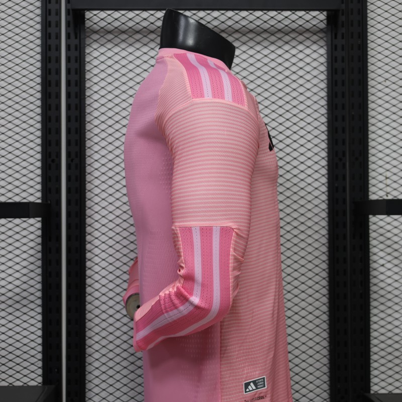 Player Version 26/27 Inter Miami CF Home Pink Long Sleeve Jersey