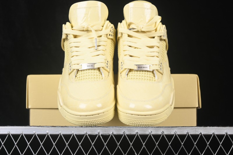J Balvin x Air Jordan 4 Retro Amazonas Yellow Croc IW2872-700