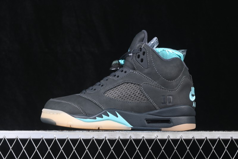 SoleFly x Air Jordan 5 Retro AJ5 Miami Wolf Grey - IU0734-001