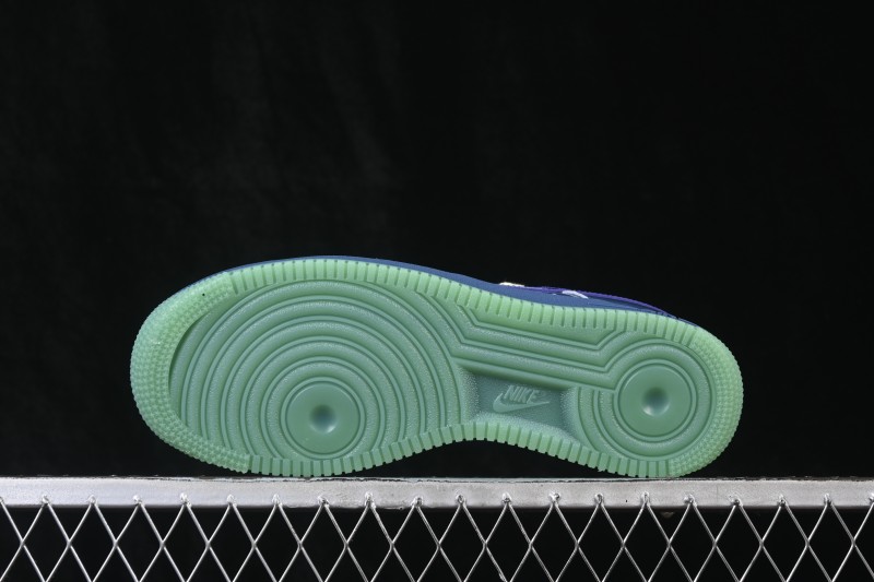 Nike Air Force 1 '07 Low Blue Jade Low-Top Casual Sneakers - IO4489-400