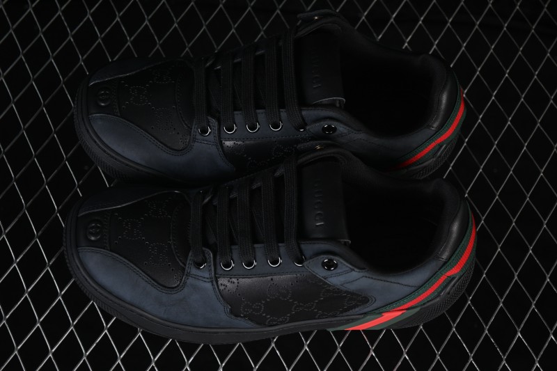 Gucci Primavera Screener Casual Sneakers with Interlocking G and Web Detail - FAGIV9078