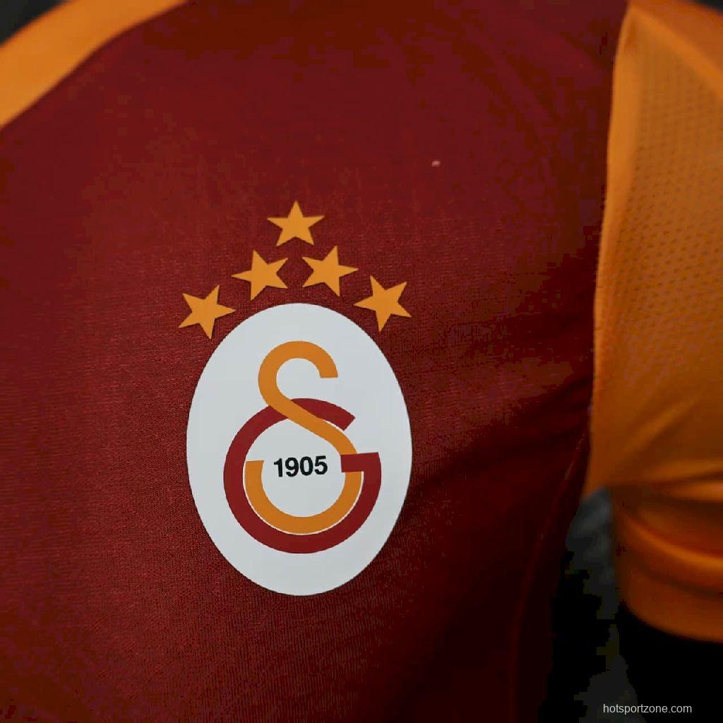 2025/26 Player Version Mens Galatasarays Home Jersey