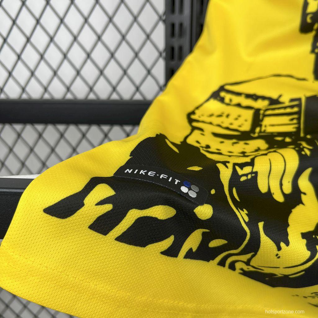 1998 Retro Brazil X Soldier Home Jersey