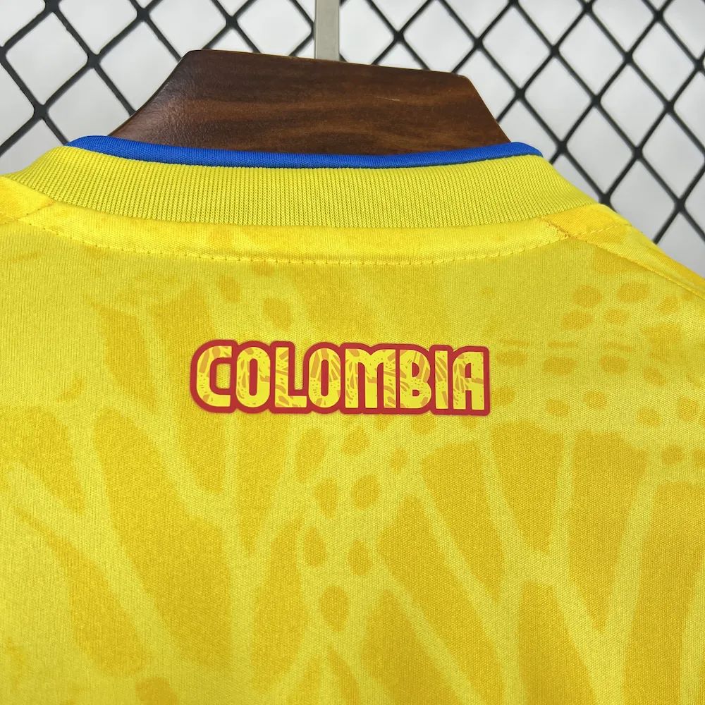 2026 Mens Colombia World Cup Home Long Sleeve Jersey