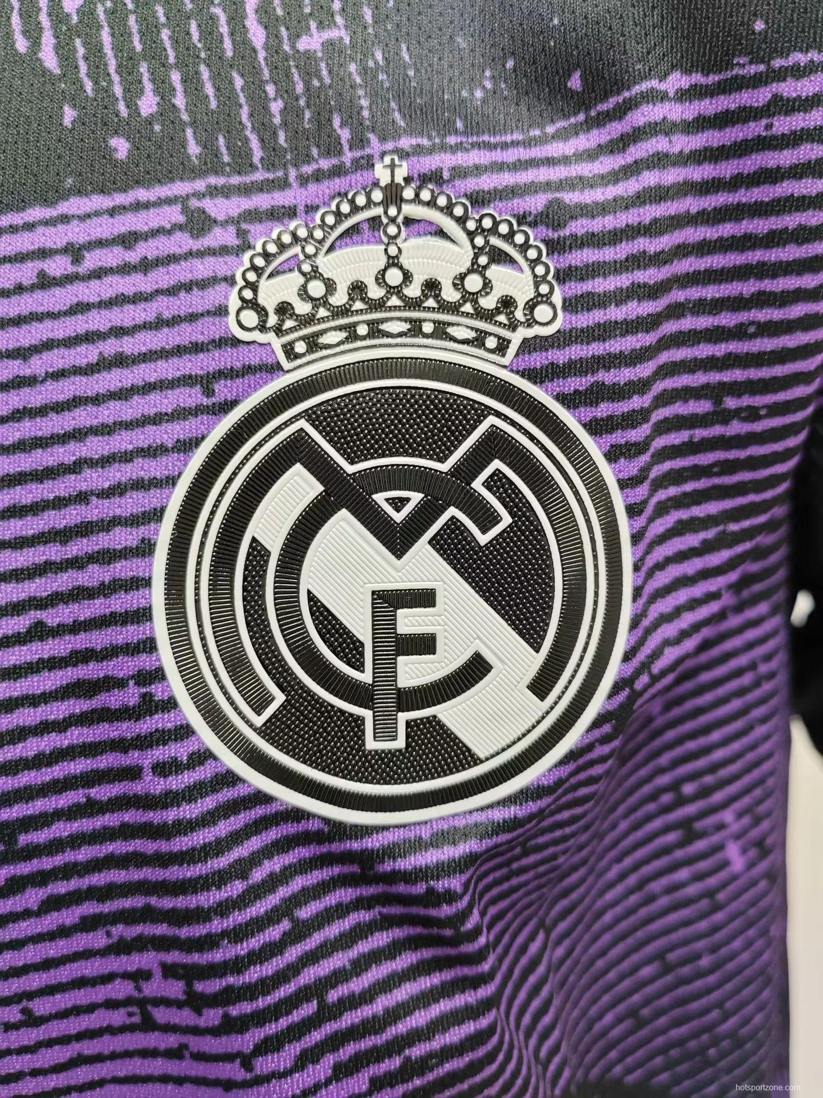 23/24 Real Madrid Purple Training Jersey