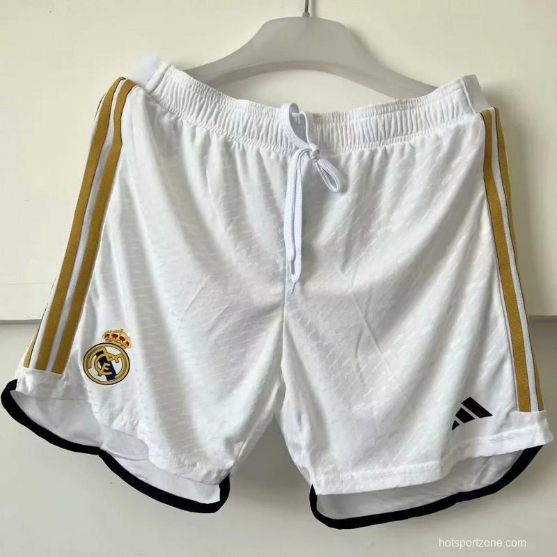 23/24 Real Madrid Home Shorts