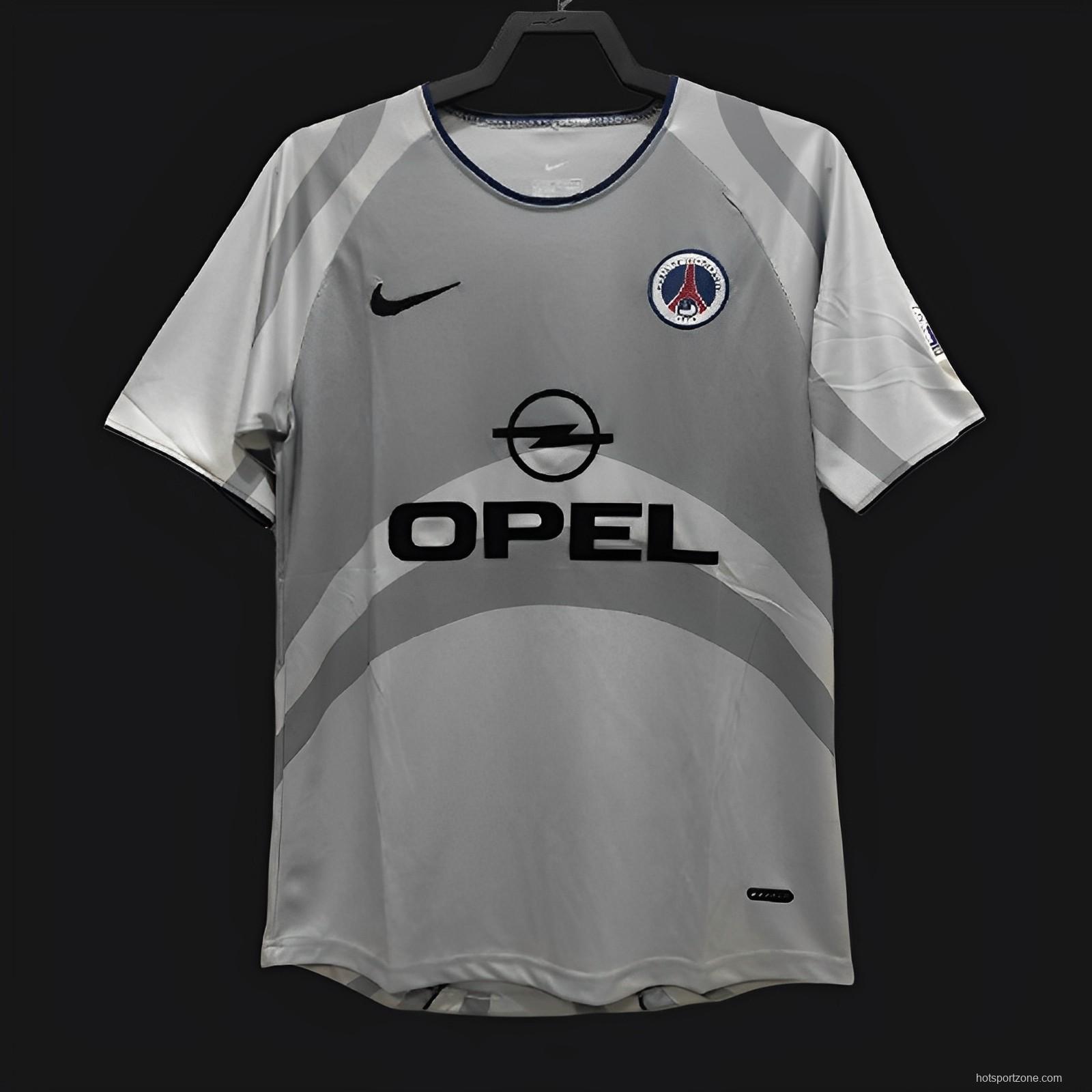 Retro 01/02 PSG Away Soccer Jersey