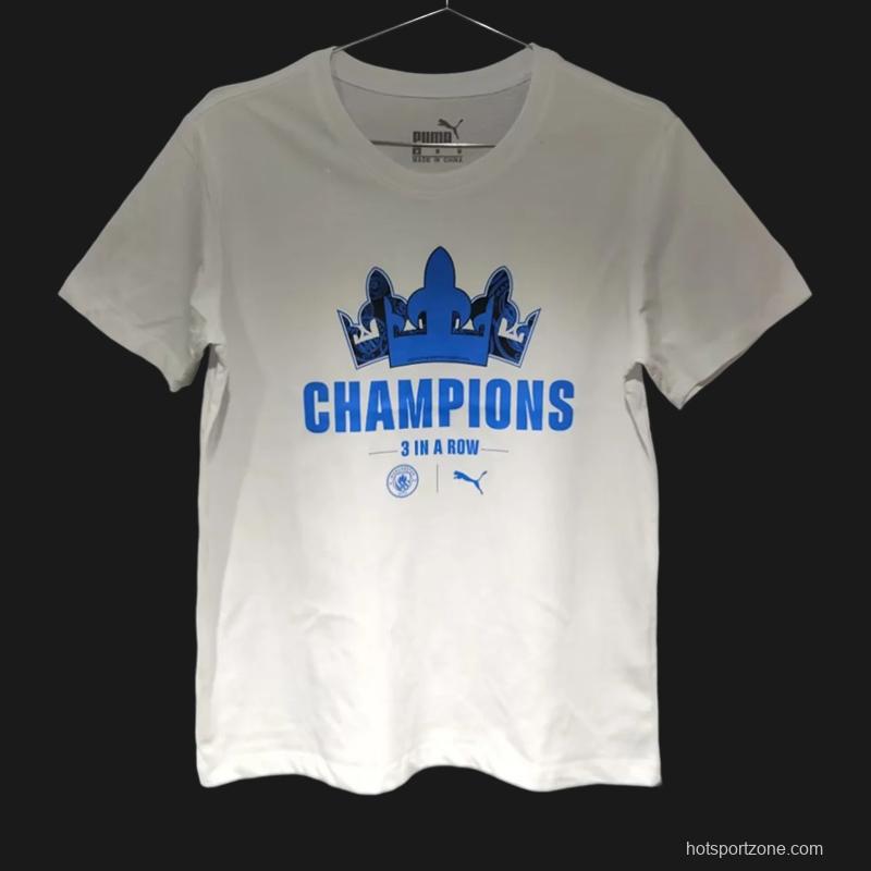 23/24 Manchester City White Champion T-Shirt