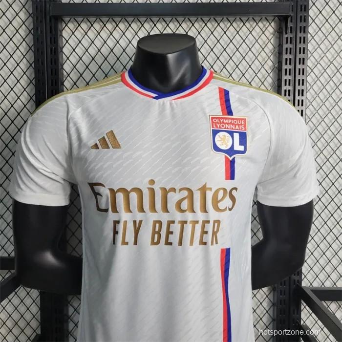 Player Version 23-24 Olympique Lyonnais Lyon Home Jersey