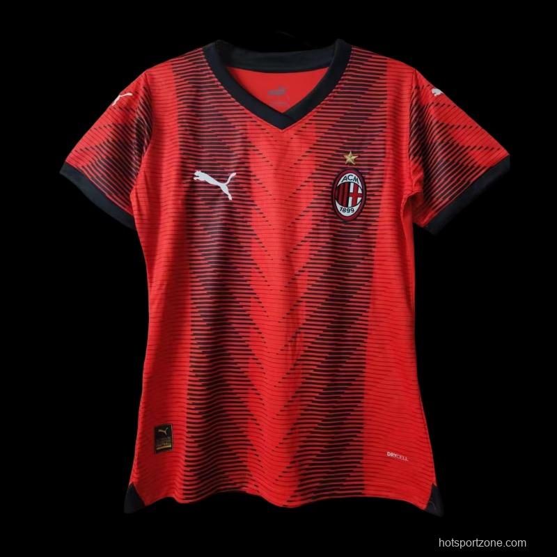 23/24 Women AC Milan Home Jersey