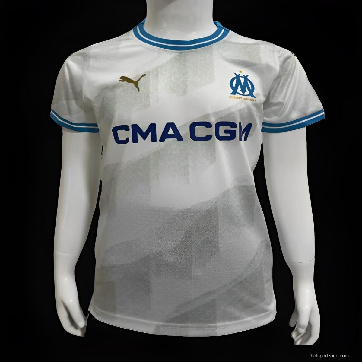 Player Version 23/24 Kids Olympique Marseille Home Jersey