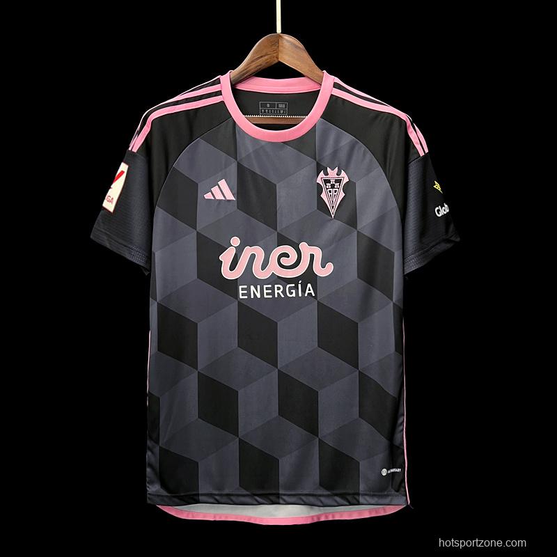 23/24 Albacete Balompie Away Black Jersey