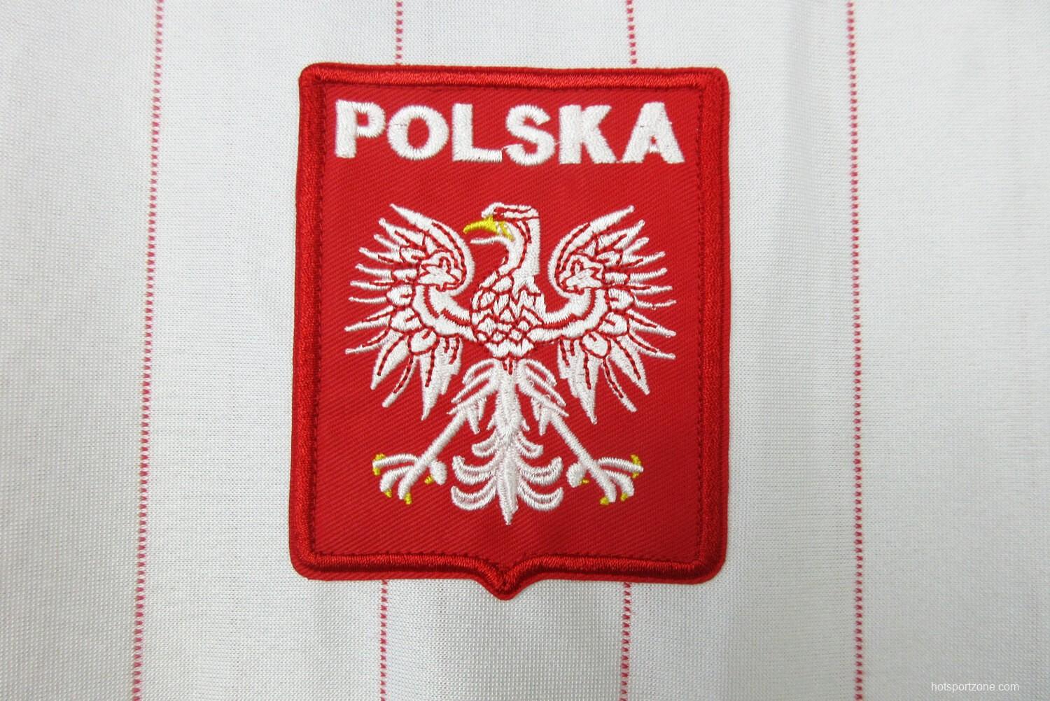 Retro 1982 Poland Home Jersey