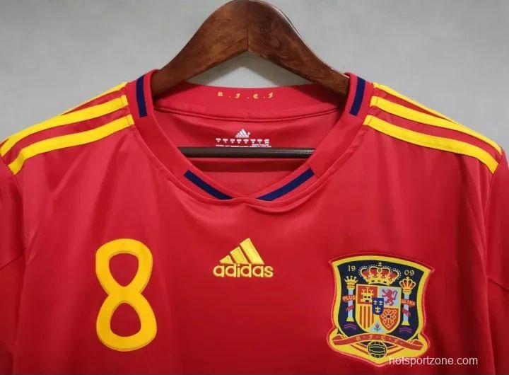 Retro 2010 Spain Home Jersey