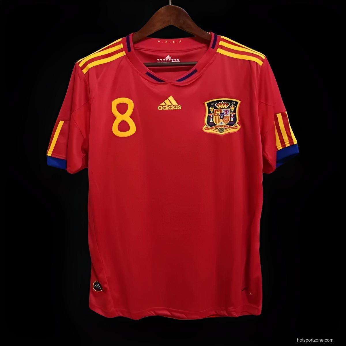 Retro 2010 Spain Home Jersey