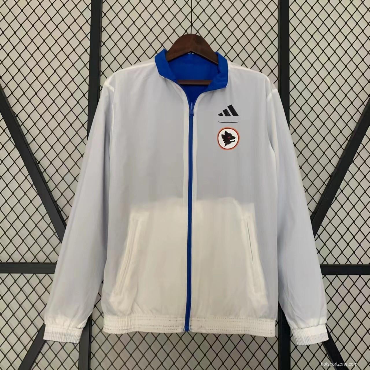 23/24 Roma Blue/White Reversible Full Zipper Jacket