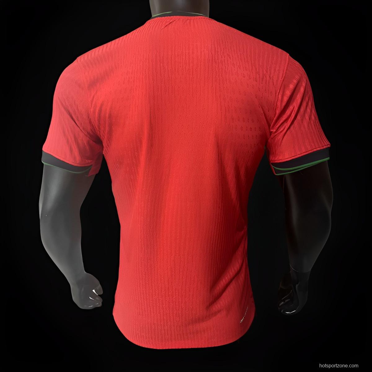 Player Version 2024 Portugal Home Jersey