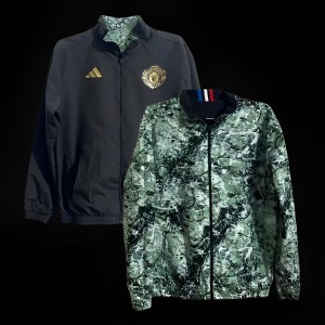23/24 Manchester United Navy x Stone Roses Icon Reversible Full Zipper Jacket
