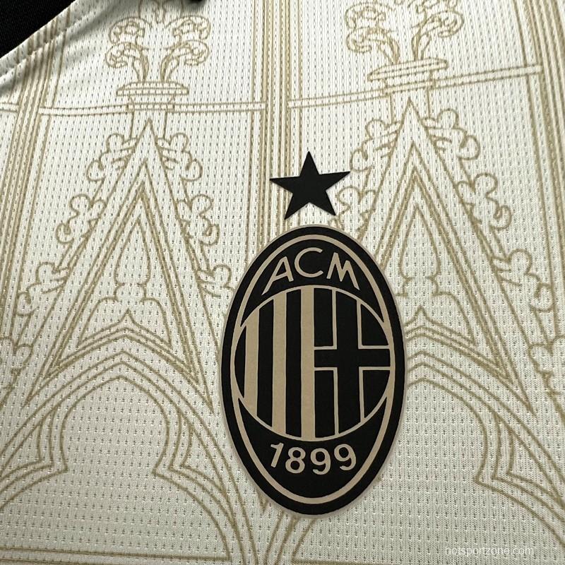 Retro 23/24 AC Milan Forth White Jersey
