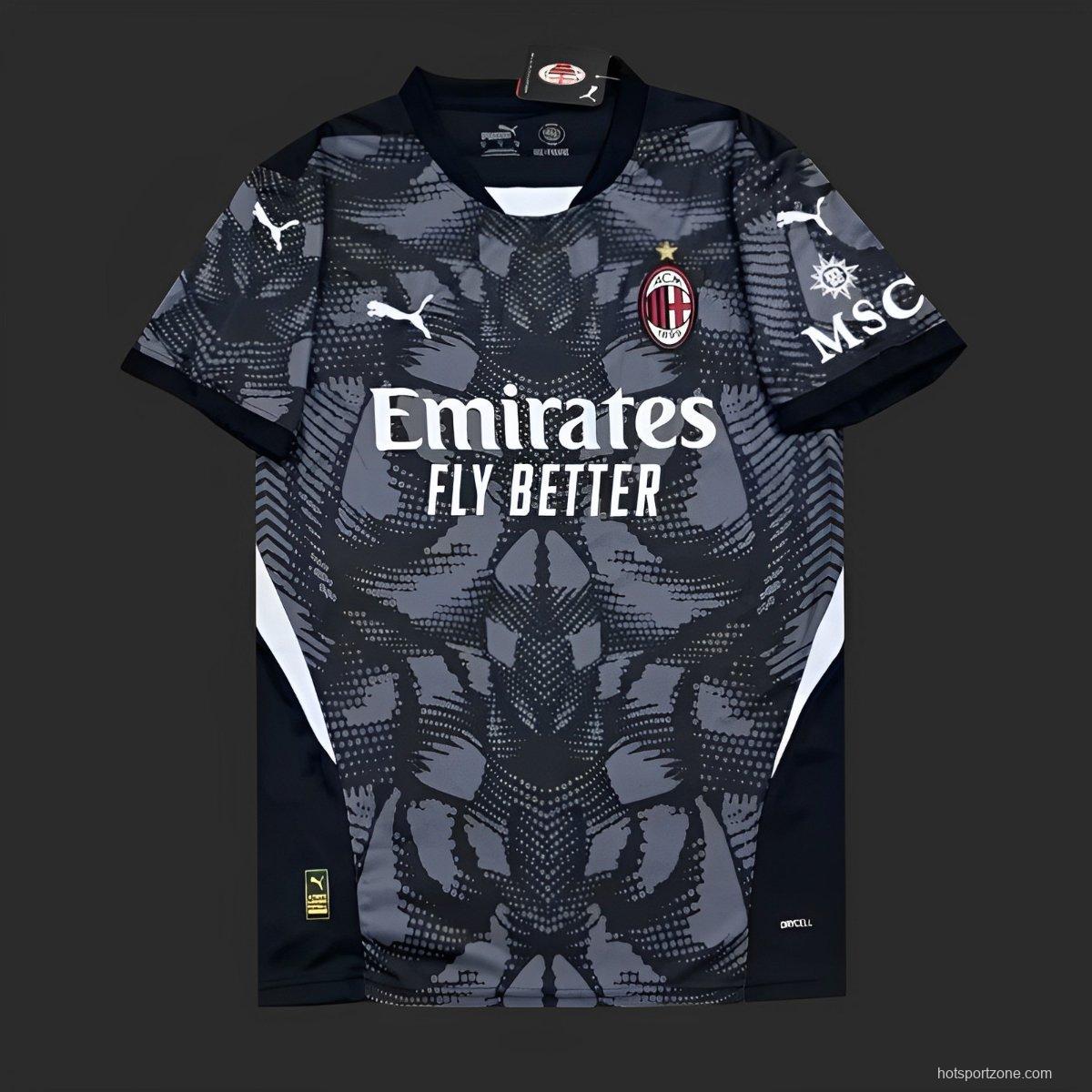 24/25 AC Milan Black Goalkeeper Jersey