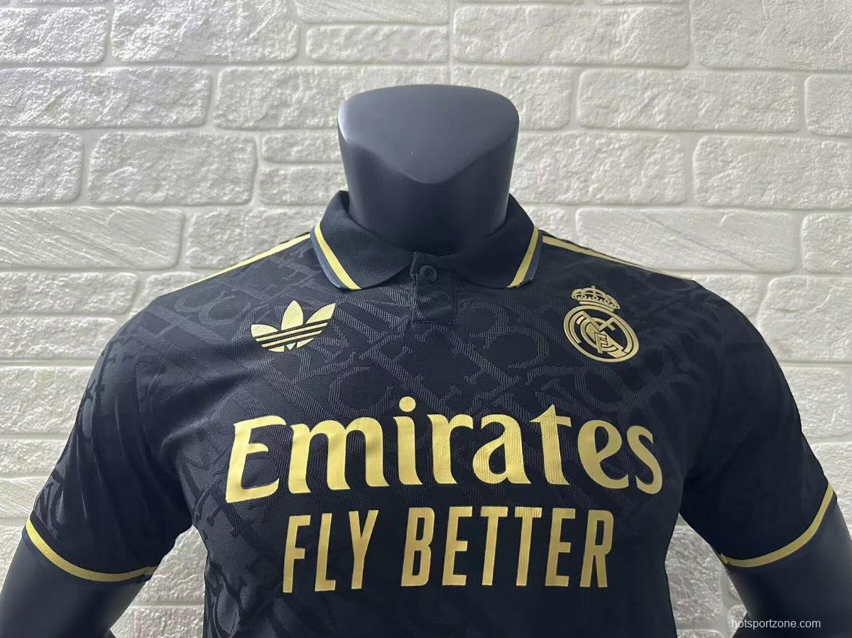 Player Version 24/25 Real Madrid Black Special Pre-Match Jersey