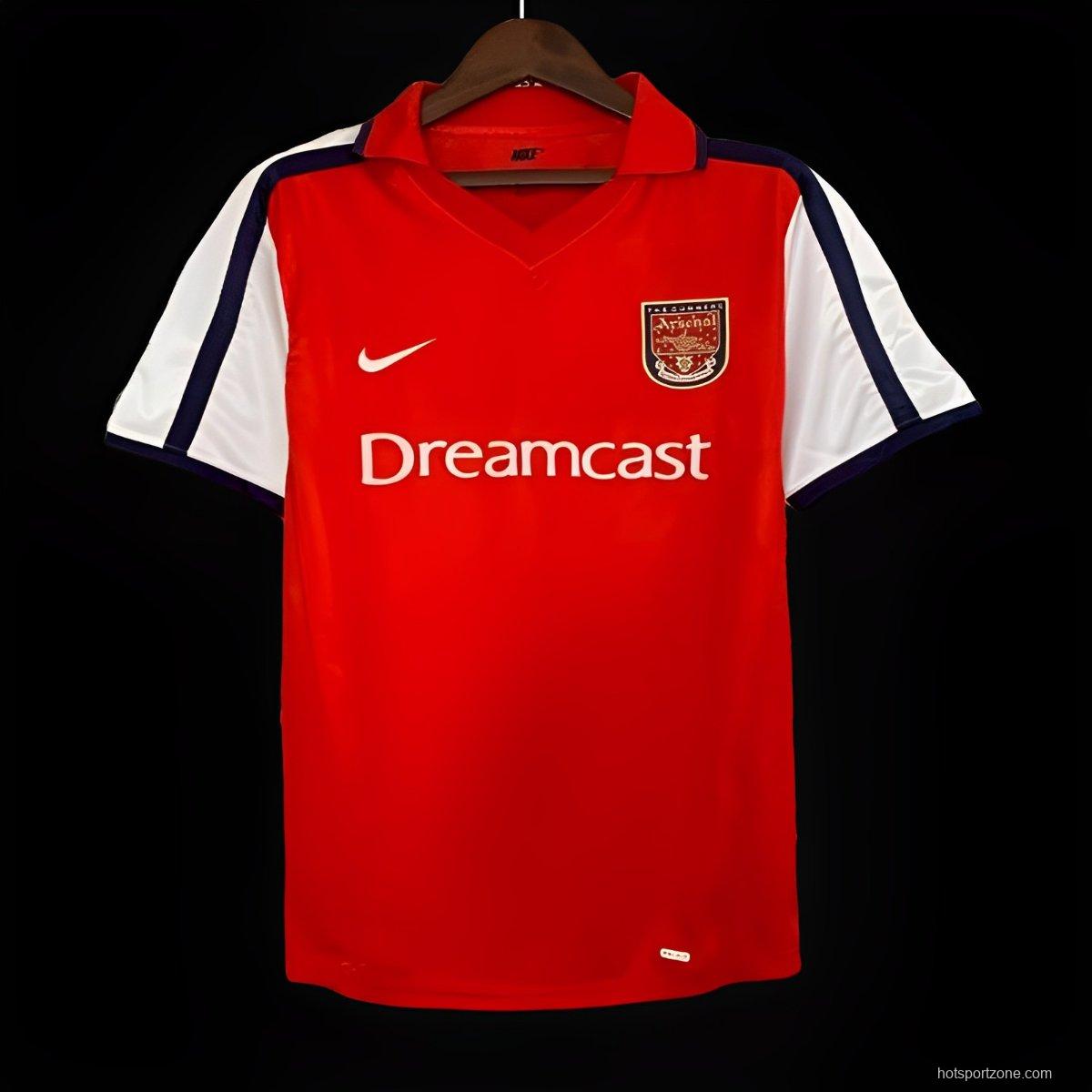 Retro 01/02 Arsenal Home Jersey