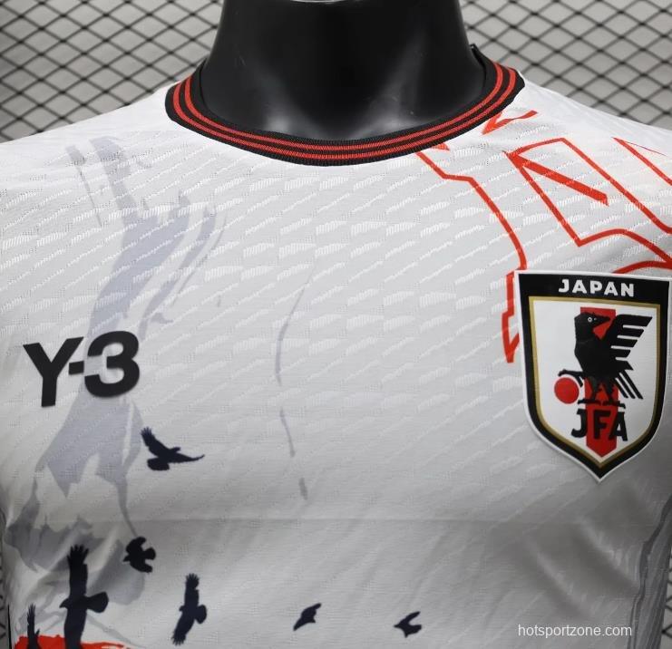 Player Version 2024 Japan White Japanese Samurai Jersey