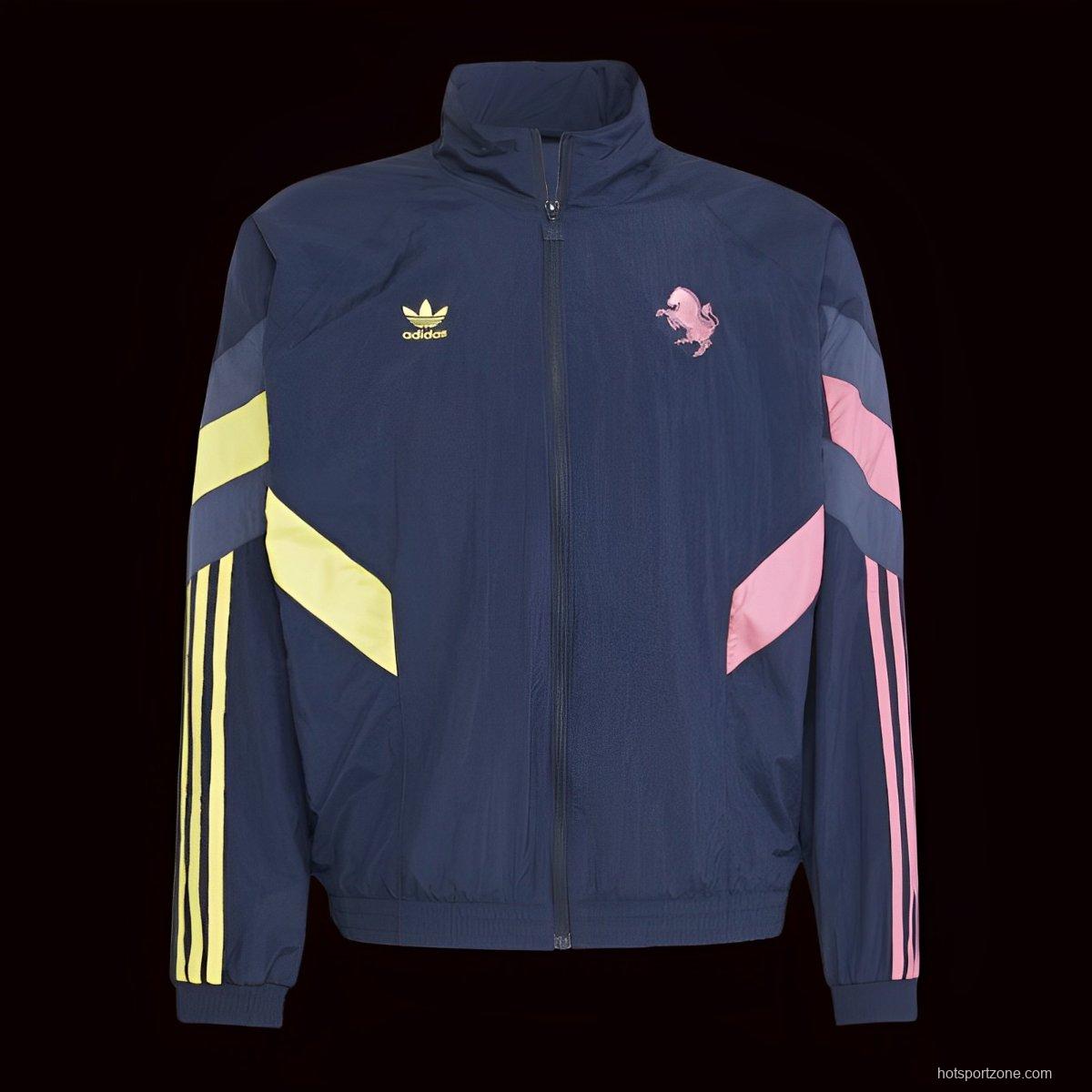 24/25 Juventus adidas Originals Lifestyler Full-Zip Windbreaker