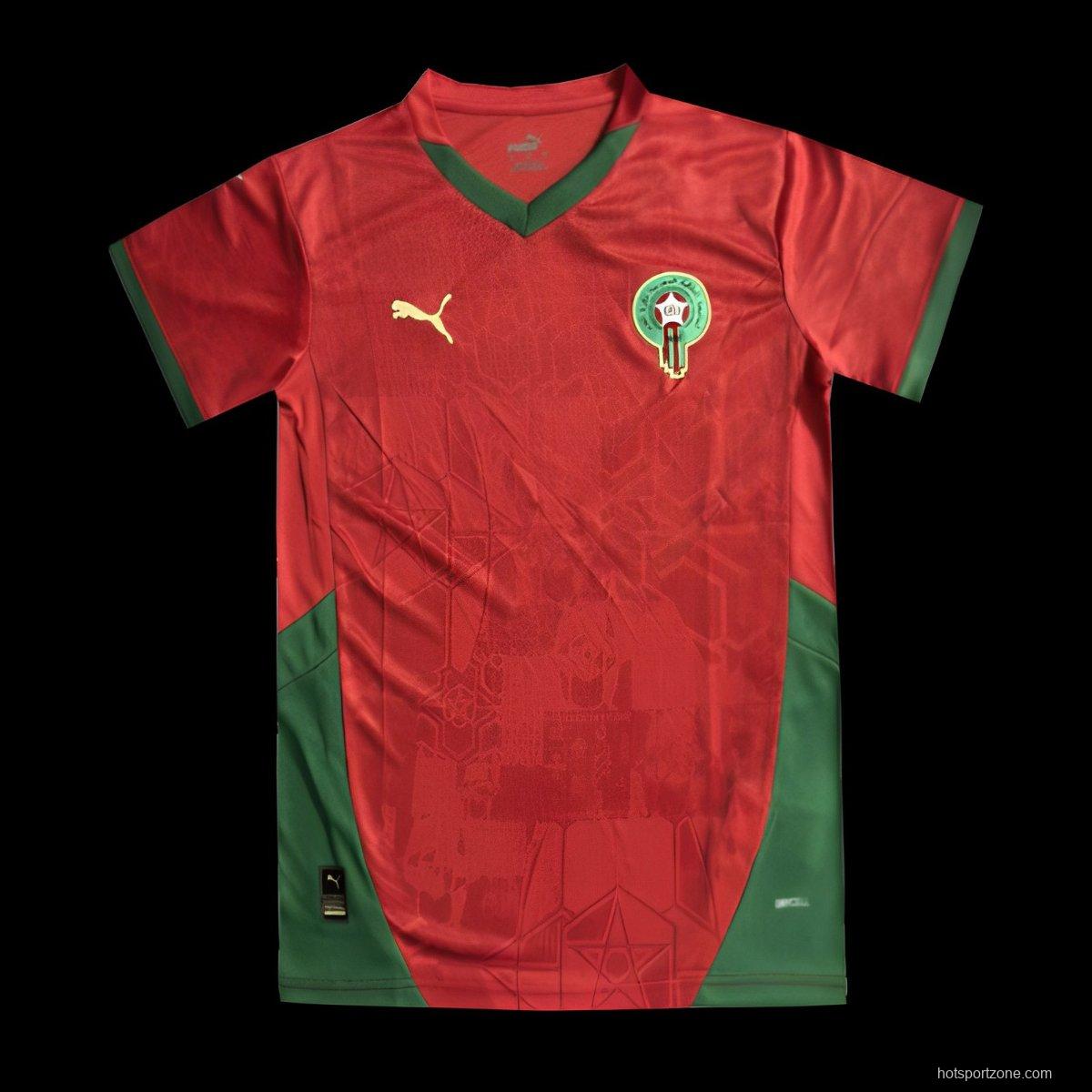 2024 Morocco Home Jersey