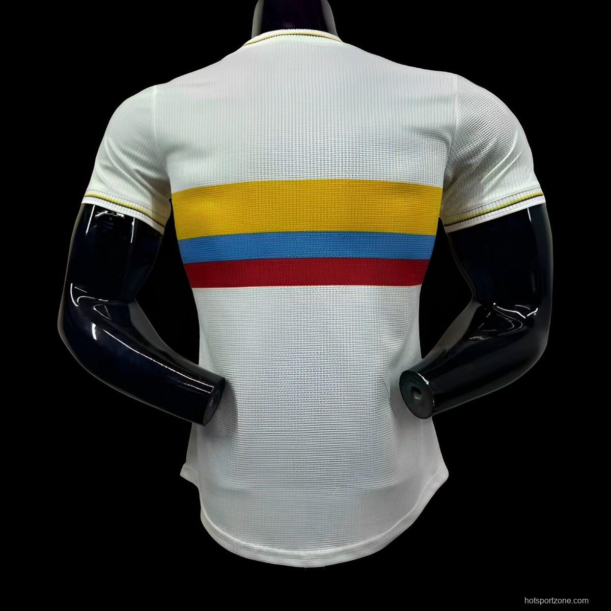 Player Version 2024 Colombia White 120Th Anniversary Jersey