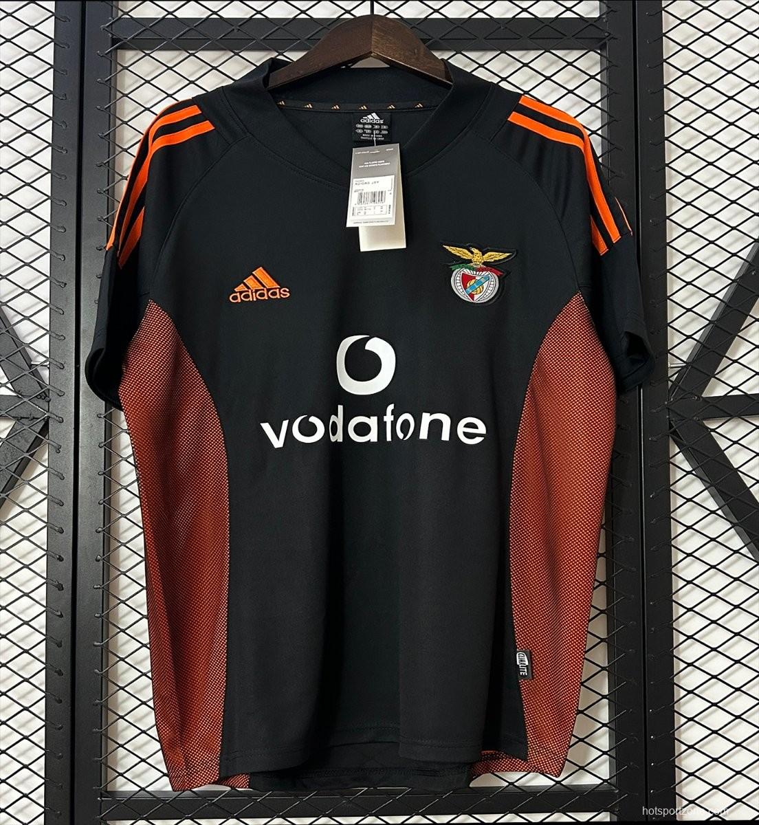 Retro 02/03 Benfica Away Black Jersey