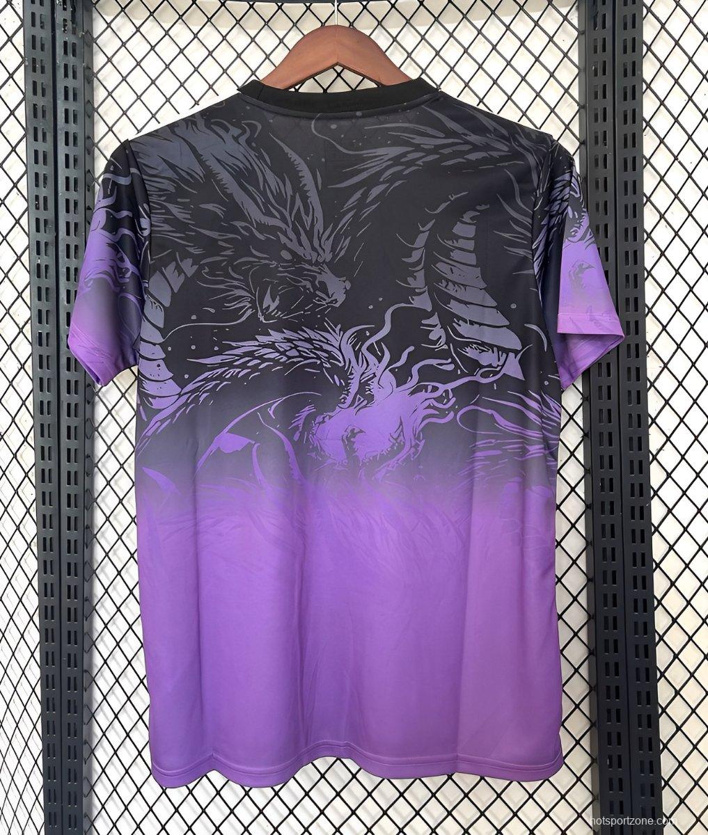 25/26 Real Madrid "Obsidian Dragon" Special Purple Jersey