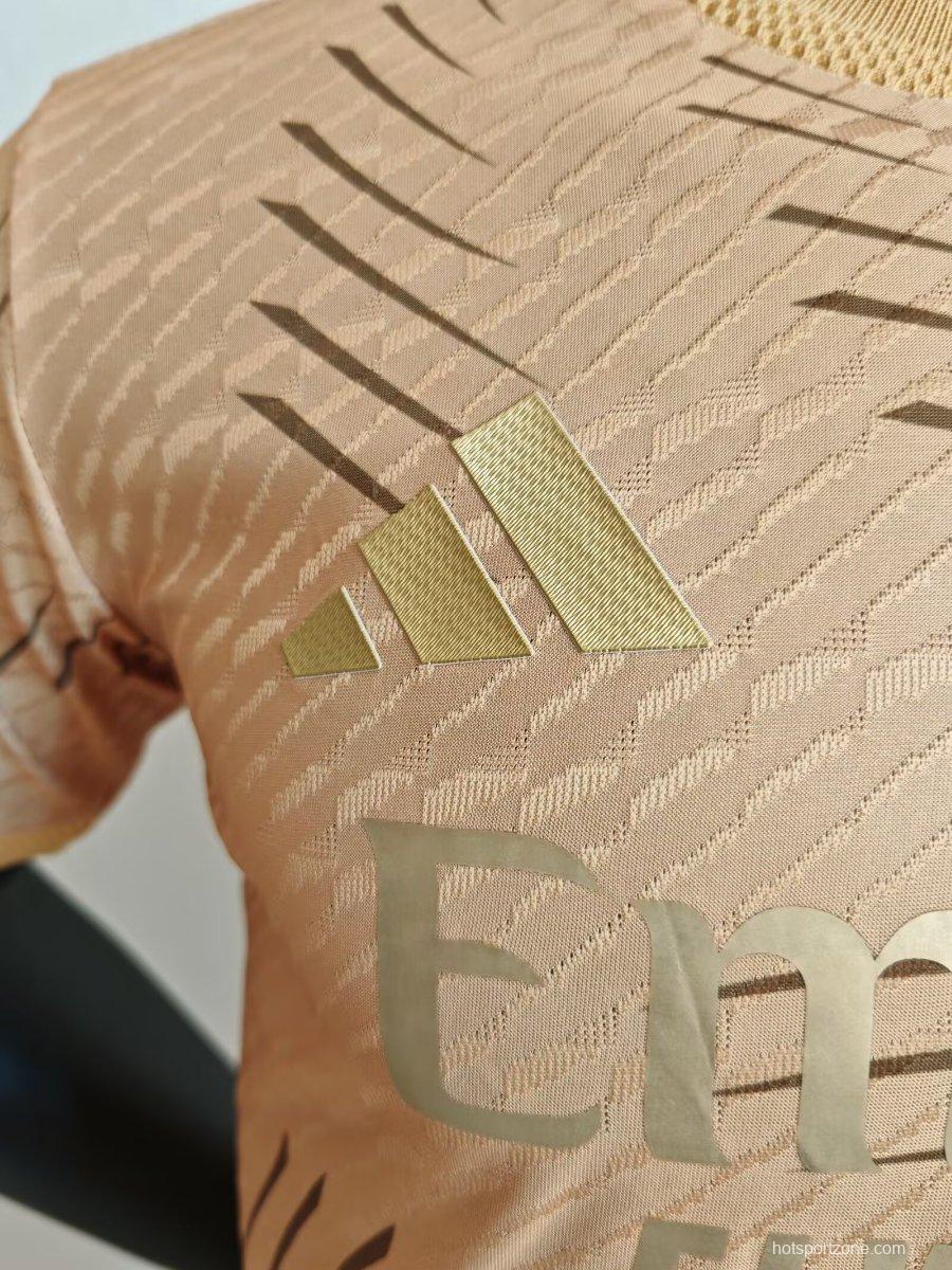 Player Version 24/25 Real Madrid Golden Special Jersey