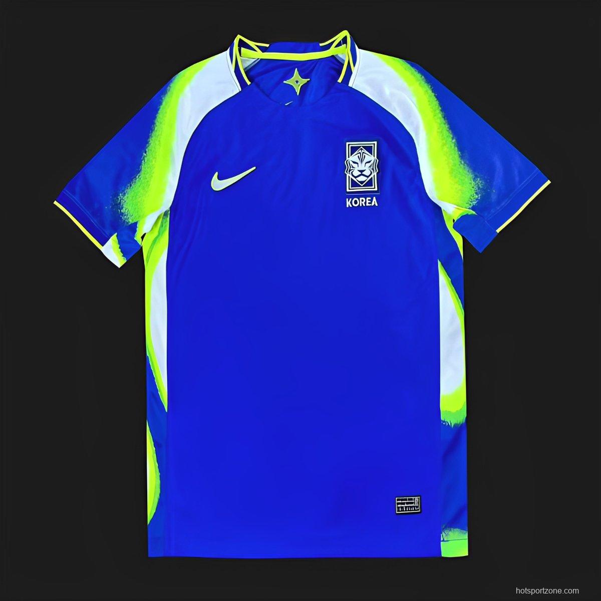 2025 South Korea Away Blue Jersey