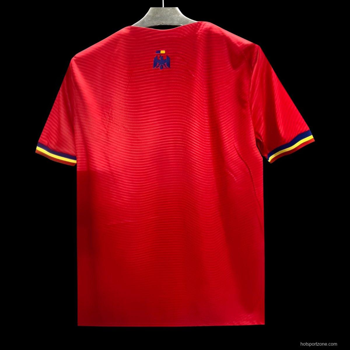 2025 Romania Away Red Jersey