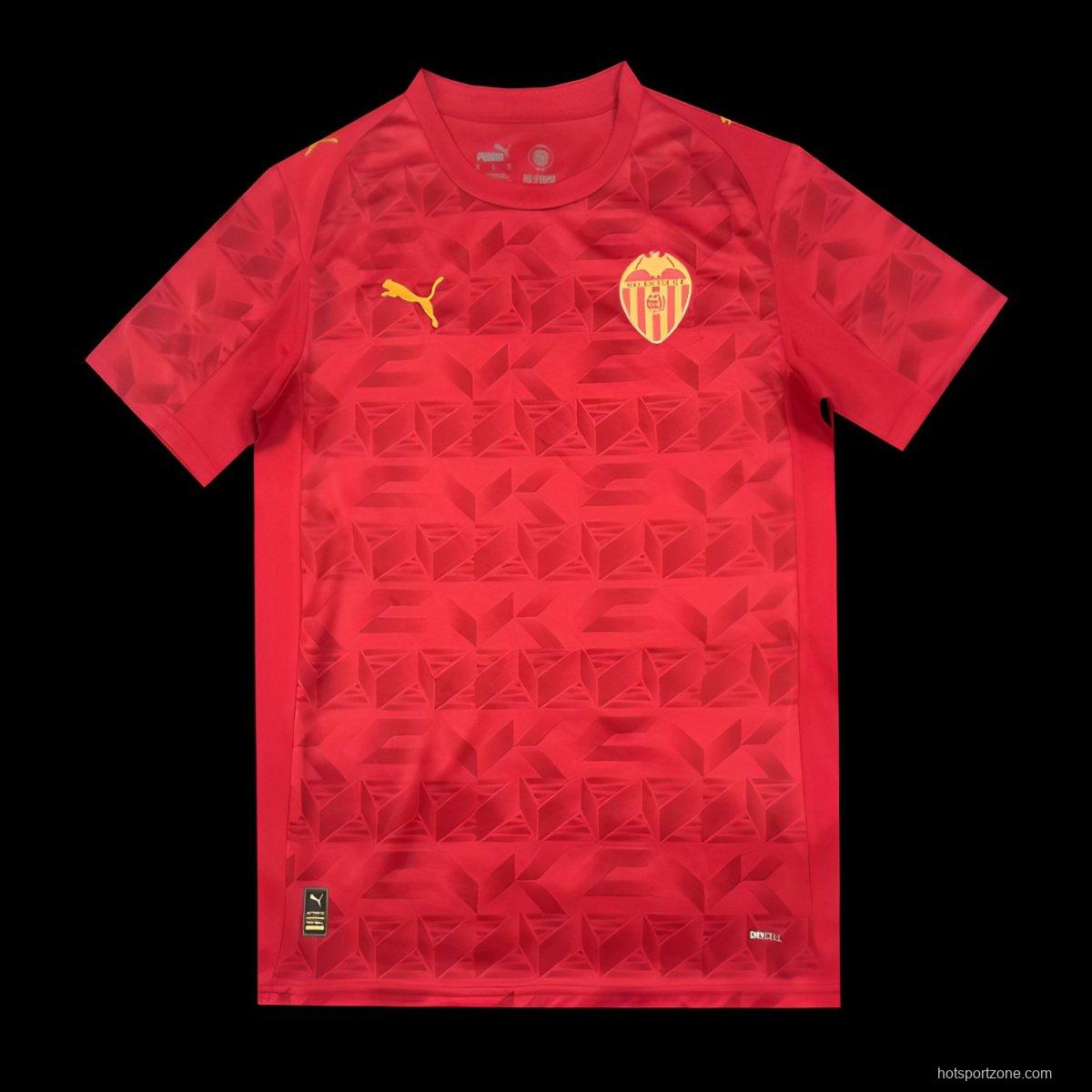 25/26 Valencia Away Red Jersey