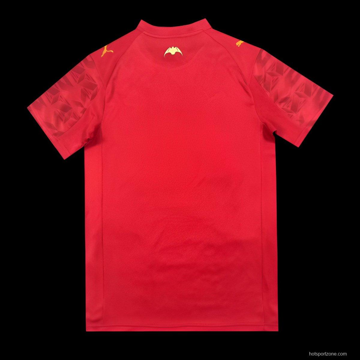25/26 Valencia Away Red Jersey