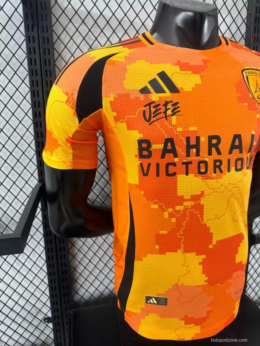 Player Version 25/26 PSG Third Orange Jersey