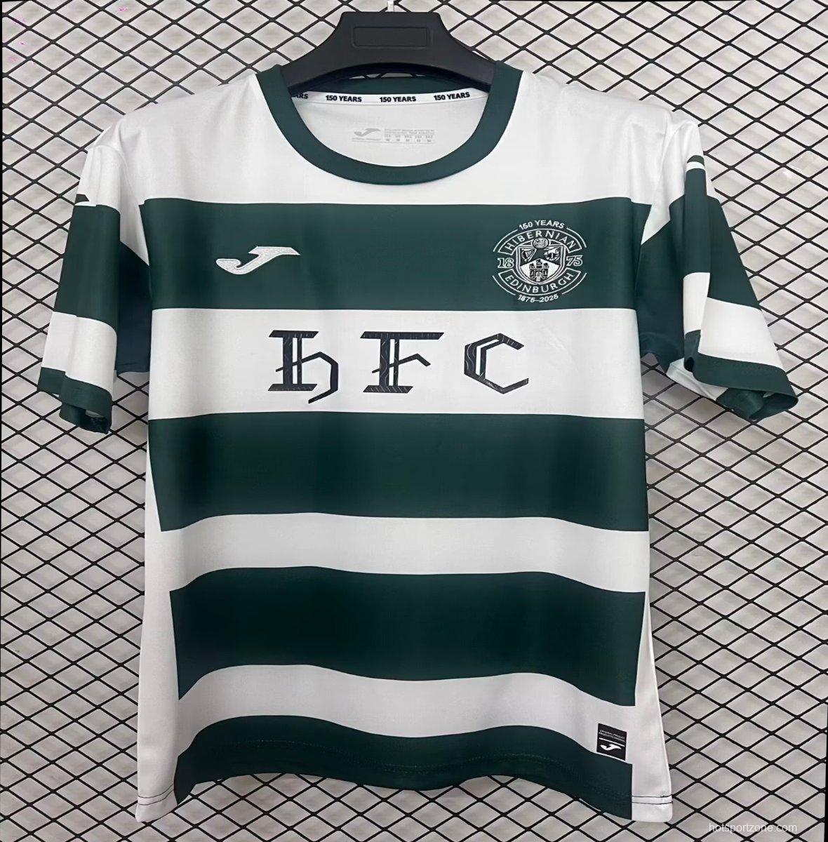 25/26 Hibernian 150Th Anniversary Jersey
