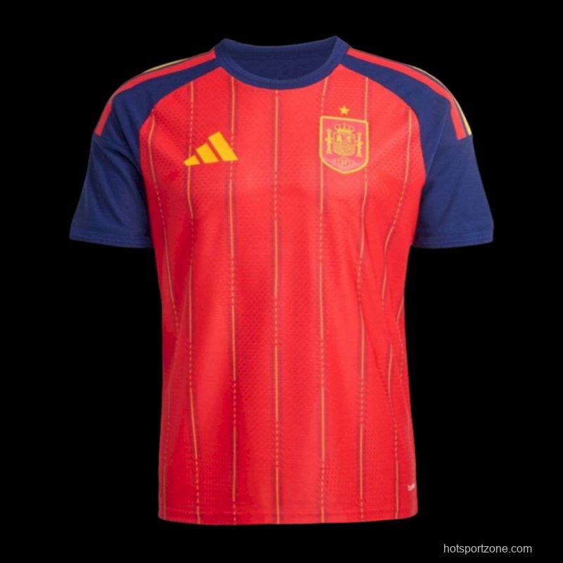 2026 Mens Spain World Cup Home Jersey