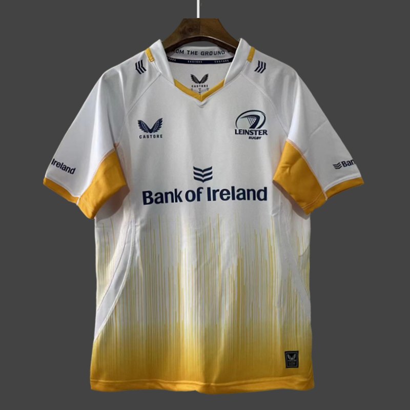 25/26 Leinster Rugby White with Yellow Gradient Jersey